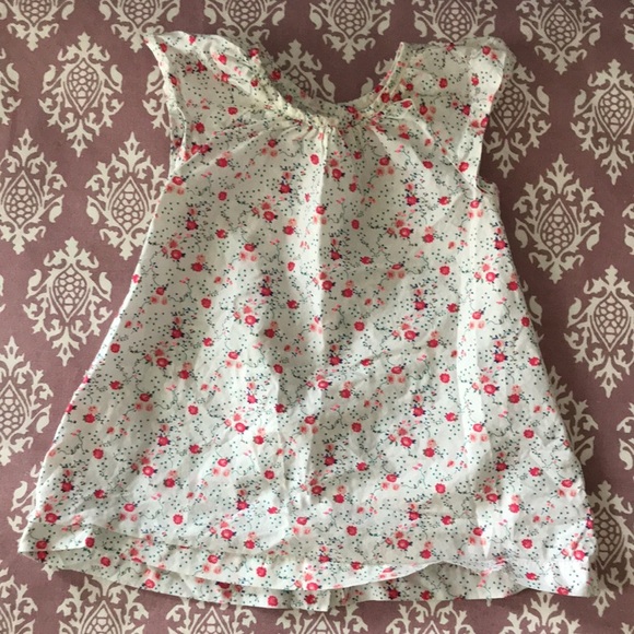 Petit Bateau Floral Romper Set with Ruffled Bloomers | 3-6 Months - Picture 2 of 8